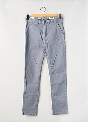 Pantalon chino stretch taille normale bleu HERO SEVEN homme