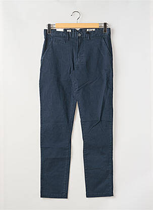 Pantalon chino stretch taille normale bleu fonce HERO SEVEN homme