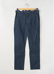 Pantalon chino stretch taille normale bleu fonce HERO SEVEN homme