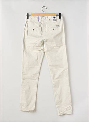 Pantalon chino stretch taille normale beige clair HERO SEVEN homme