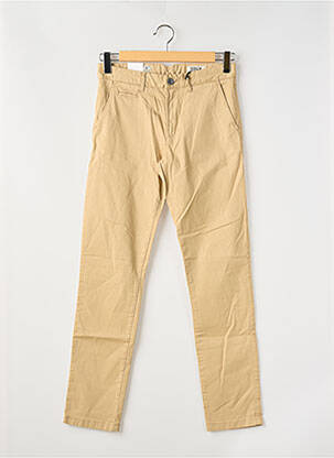 Pantalon chino stretch taille normale beige HERO SEVEN homme