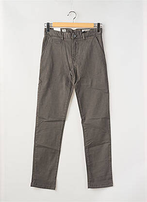 Pantalon chino stretch taille normale gris HERO SEVEN homme
