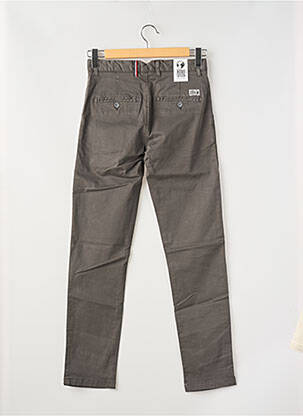 Pantalon chino stretch taille normale gris HERO SEVEN homme