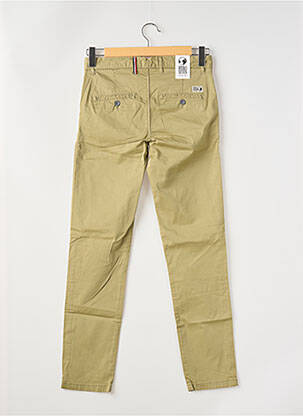 Pantalon chino stretch taille normale vert HERO SEVEN homme