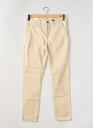 Pantalon chino stretch taille normale beige HERO SEVEN homme