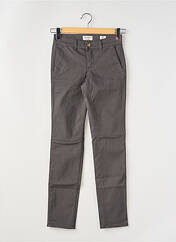 Pantalon chino gris HAPPY pour femme seconde vue