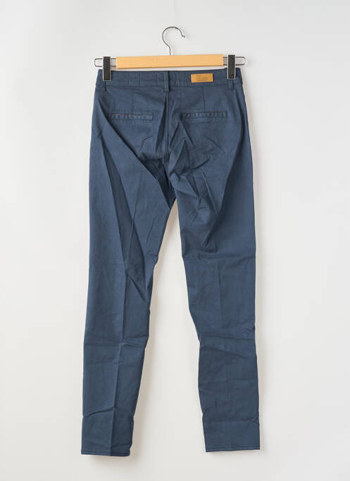 Pantalon chino bleu HAPPY pour femme