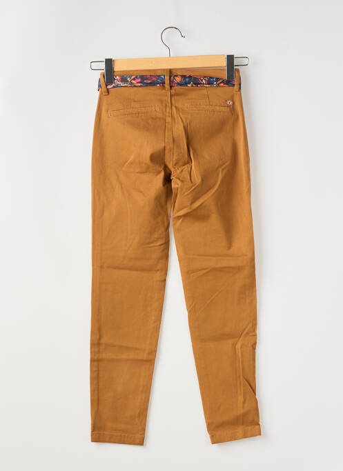 Pantalon chino marron FREEMAN T.PORTER pour femme