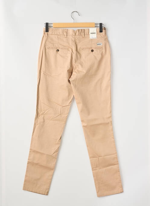 Pantalon chino beige HERO SEVEN pour homme