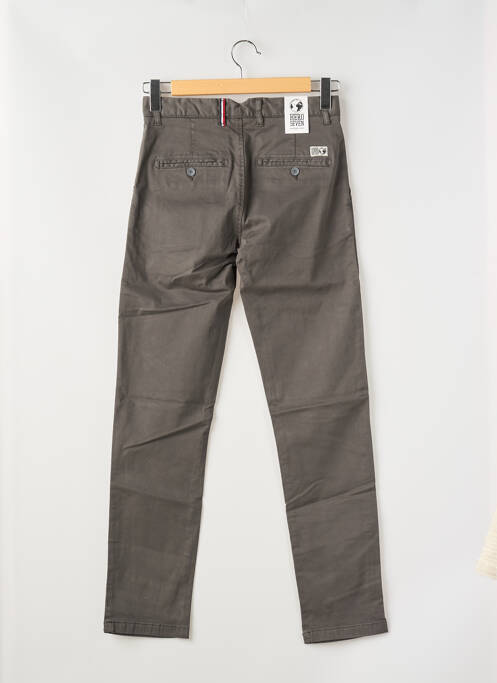 Pantalon chino gris HERO SEVEN pour homme