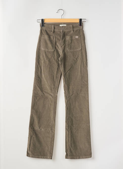 Pantalon droit marron PAKO LITTO pour femme