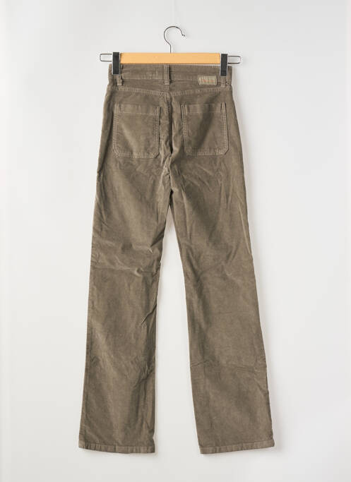 Pantalon droit marron PAKO LITTO pour femme