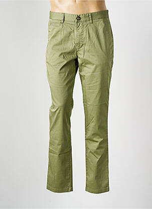 Pantalon chino tissage popeline taille normale vert HERO SEVEN homme