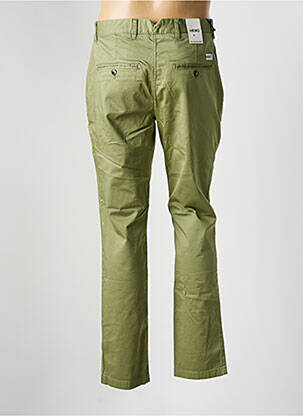 Pantalon chino tissage popeline taille normale vert HERO SEVEN homme