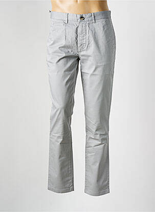 Pantalon chino tissage popeline taille normale gris HERO SEVEN homme