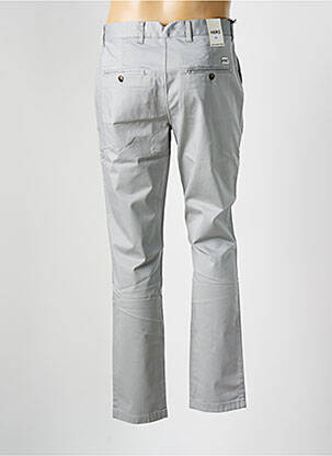 Pantalon chino tissage popeline taille normale gris HERO SEVEN homme