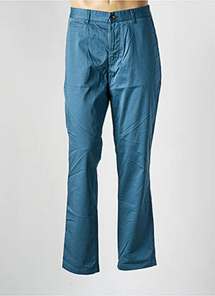 Pantalon chino tissage popeline taille normale bleu fonce HERO SEVEN homme