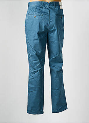 Pantalon chino tissage popeline taille normale bleu fonce HERO SEVEN homme