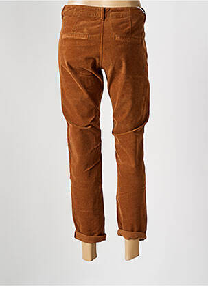 Pantalon 7/8 stretch taille normale marron HAPPY femme