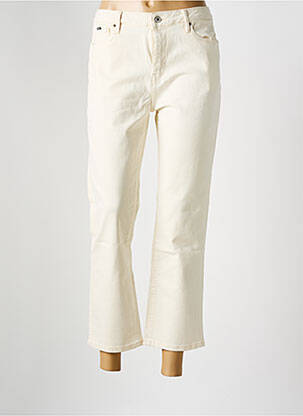 Jeans coupe droite stretch taille normale beige PEPE JEANS femme