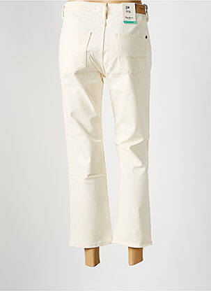 Jeans coupe droite stretch taille normale beige PEPE JEANS femme