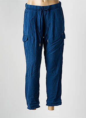 Pantalon cargo resserrée sur le bas taille normale bleu PEPE JEANS femme