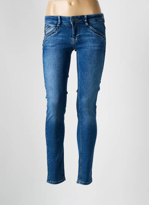 Jeans skinny stretch taille basse bleu FREEMAN T.PORTER femme