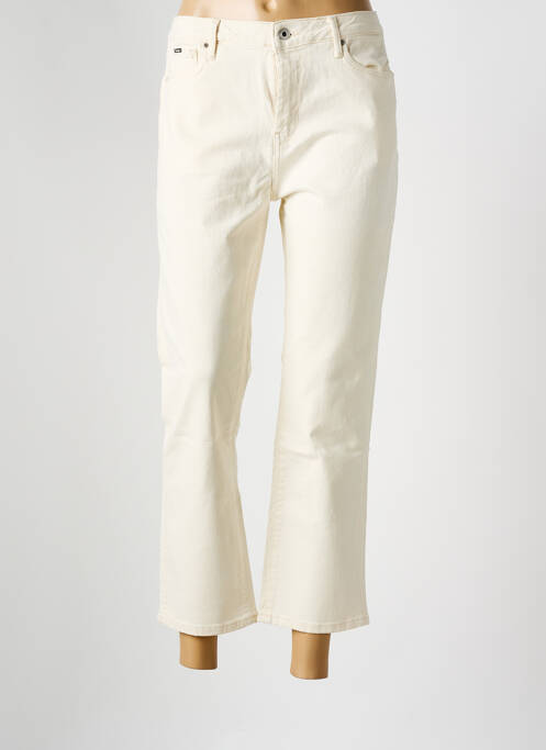 Jeans coupe droite beige PEPE JEANS pour femme