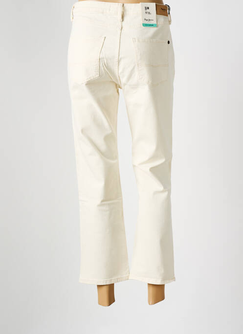 Jeans coupe droite beige PEPE JEANS pour femme