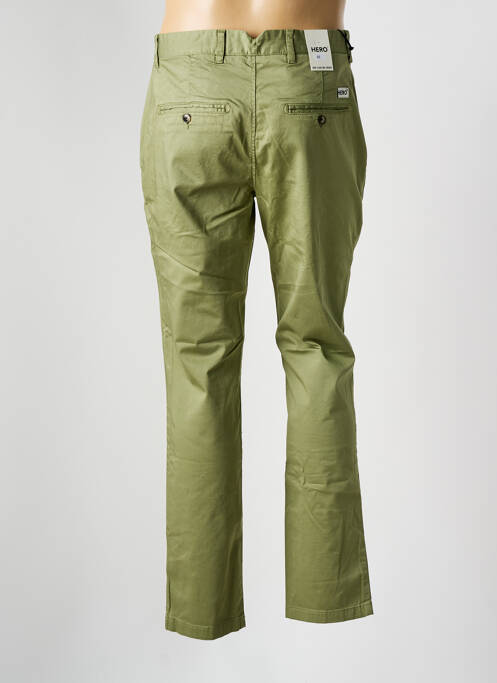 Pantalon chino vert HERO SEVEN homme