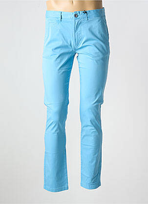 Pantalon chino poches bleu HERO SEVEN homme