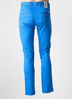 Pantalon chino poches bleu HERO SEVEN homme