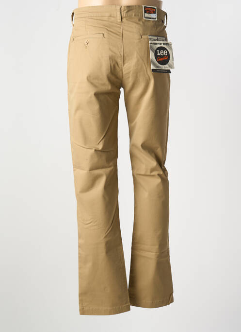 Pantalon chino beige LEE pour homme