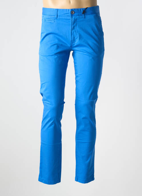 Pantalon chino bleu HERO SEVEN pour homme
