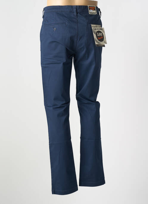 Pantalon chino bleu LEE pour homme