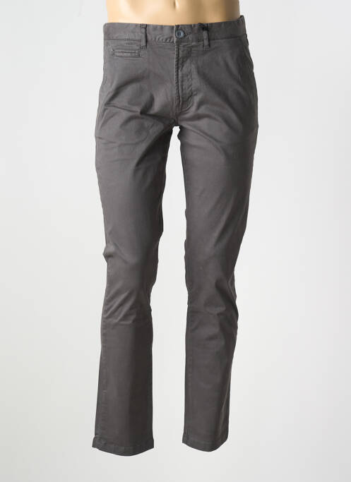 Pantalon chino gris HERO SEVEN pour homme