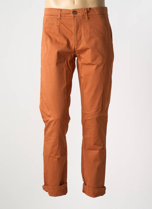 Pantalon chino marron HERO SEVEN pour homme
