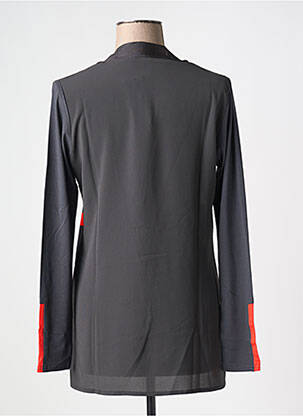 Tunique manches longues col v gris CAPTAIN TORTUE femme