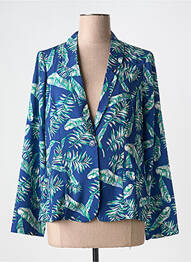 Blazer manches longues bleu CAPTAIN TORTUE femme