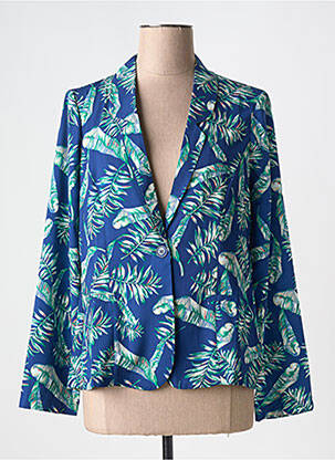 Blazer manches longues bleu CAPTAIN TORTUE femme