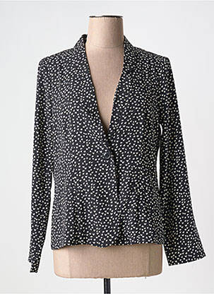 Blazer manches longues noir CAPTAIN TORTUE femme