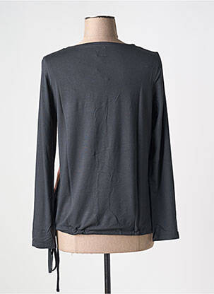 Top imprimé fantaisie manches longues gris CAPTAIN TORTUE femme