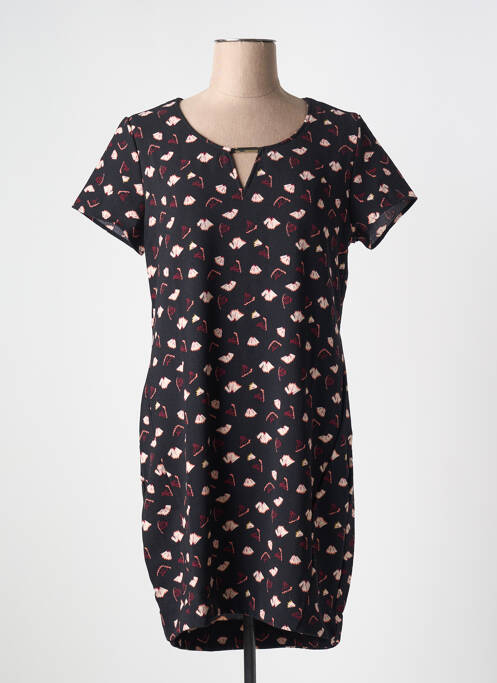 Robe courte noir CAPTAIN TORTUE pour femme