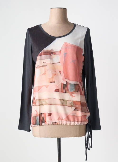 Top gris CAPTAIN TORTUE pour femme