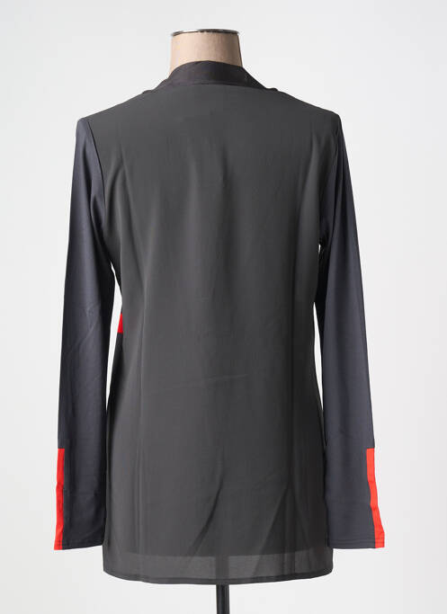 Tunique manches longues gris CAPTAIN TORTUE pour femme