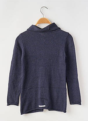 Gilet manches longues manches longues bleu CAPTAIN TORTUE fille