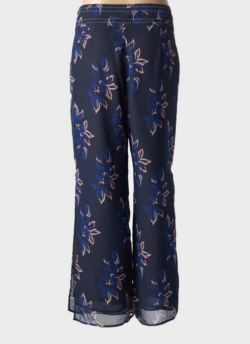 Pantalon droit bleu CAPTAIN TORTUE pour femme