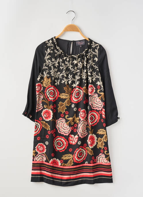 Robe courte noir CAPTAIN TORTUE pour femme