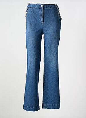 Jean coupe flare stretch taille normale bleu EVA KAYAN femme