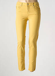 Jeans coupe slim taille basse taille basse jaune LIU JO femme
